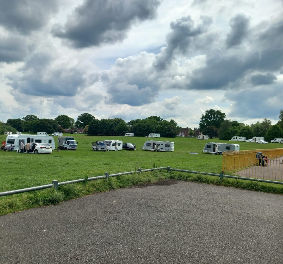 Travellers on Swanhurst Park (May 2024)
